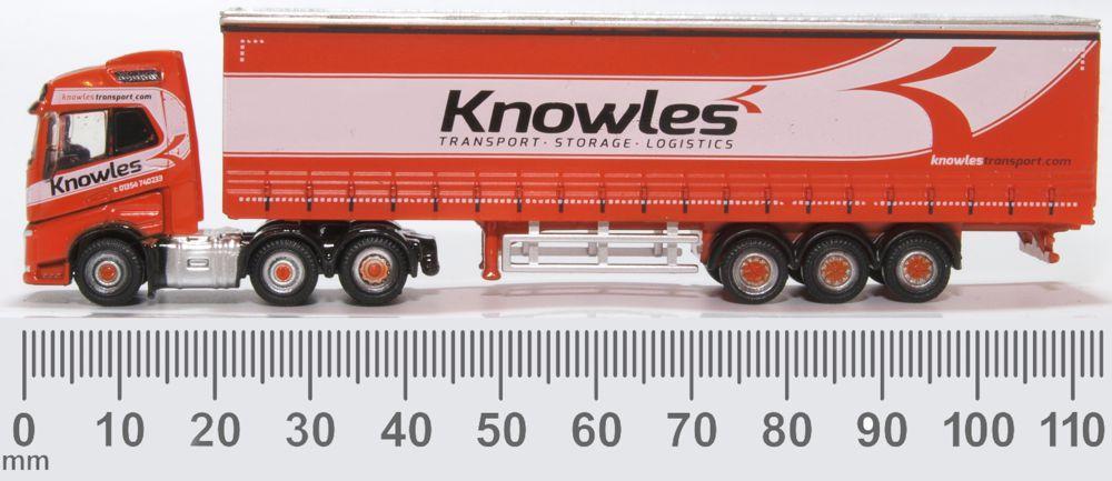 Oxford Diecast NVOL4003 Volvo FH4 Curtainside Knowles - Phillips Hobbies