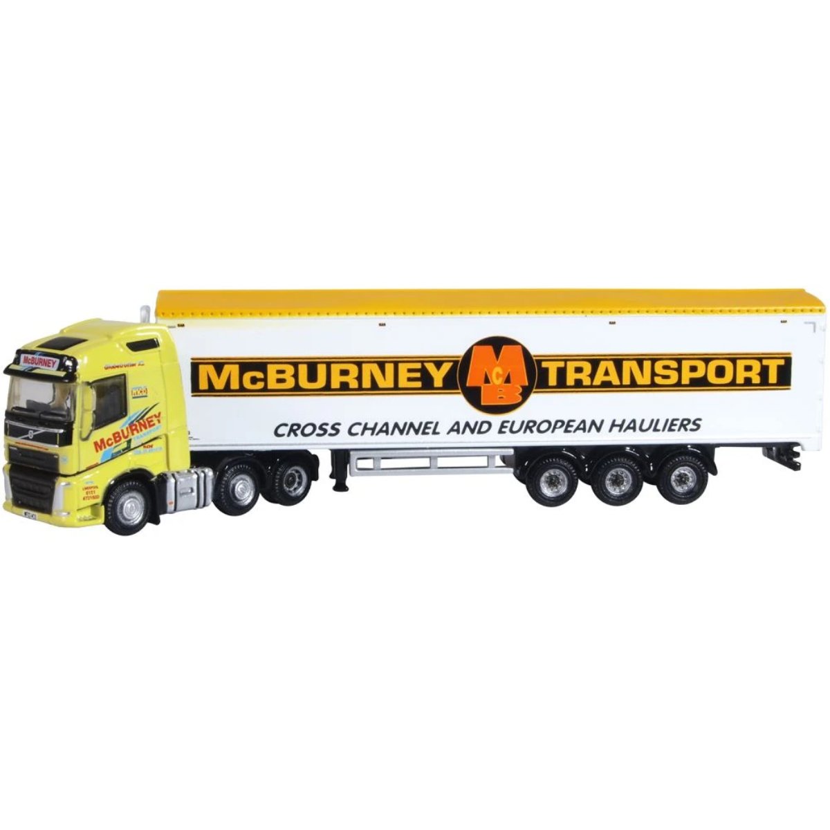 Oxford Diecast NVOL4008 Volvo FH4 Walking Floor McBurney - Phillips Hobbies