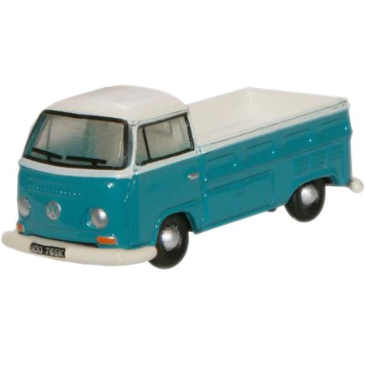 Oxford Diecast NVW006 Emerald Green Arcona White VW Pick Up - Phillips Hobbies