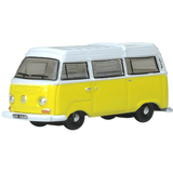 Oxford Diecast NVW016 VW T2 Bay Window Camper Saturn Yellow/White - 1:148 Scale - Phillips Hobbies