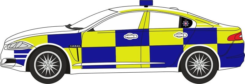 Oxford Diecast NXF008 Police Jaguar XF - Phillips Hobbies