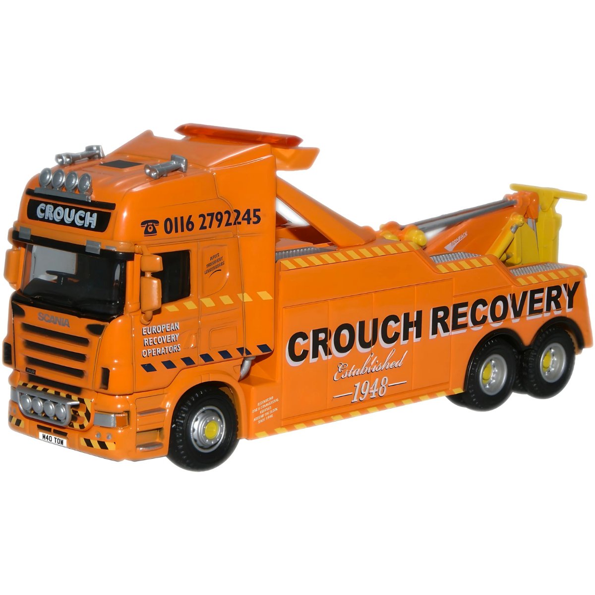 Oxford Diecast SCA02REC Crouch Recovery Scania Topline Recovery Truck - Phillips Hobbies