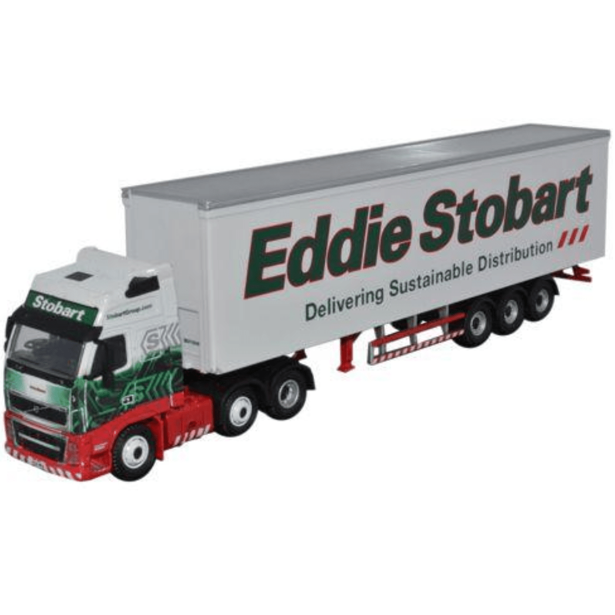 Oxford Diecast STOB017 Volvo FH Box Trailer - 1:76 Scale Model - Phillips Hobbies