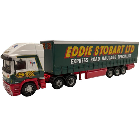 Oxford Diecast STOB031 ERF EC14 Olympic Curtainside Eddie Stobart - Phillips Hobbies