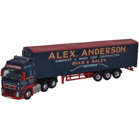 Oxford Diecast VOL01WF Volvo FH Walking Floor Alex Anderson - 1:76 Scale - Phillips Hobbies