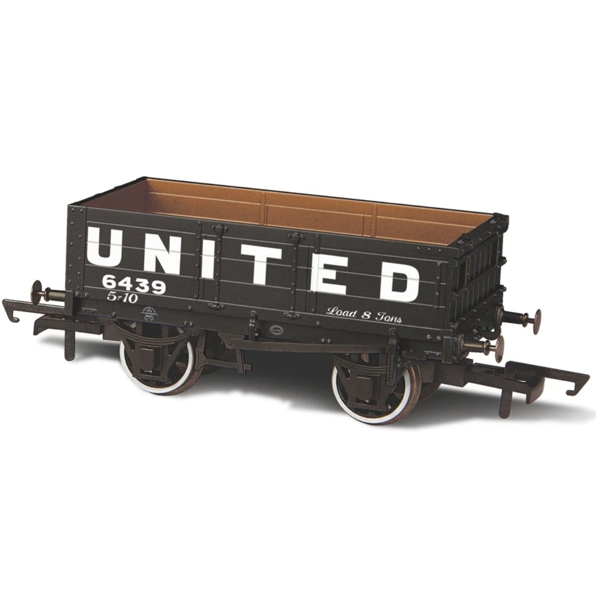 Oxford Rail 4 Plank Mineral Wagon - United Collieries - Phillips Hobbies