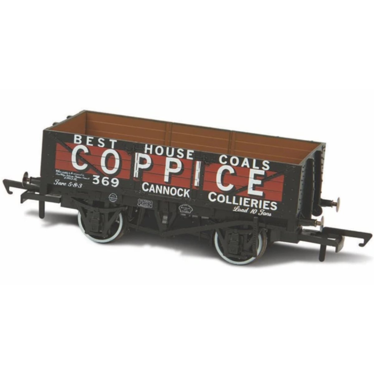 Oxford Rail 5 Plank Mineral Wagon Coppice Cannock Chase - No369 - Phillips Hobbies
