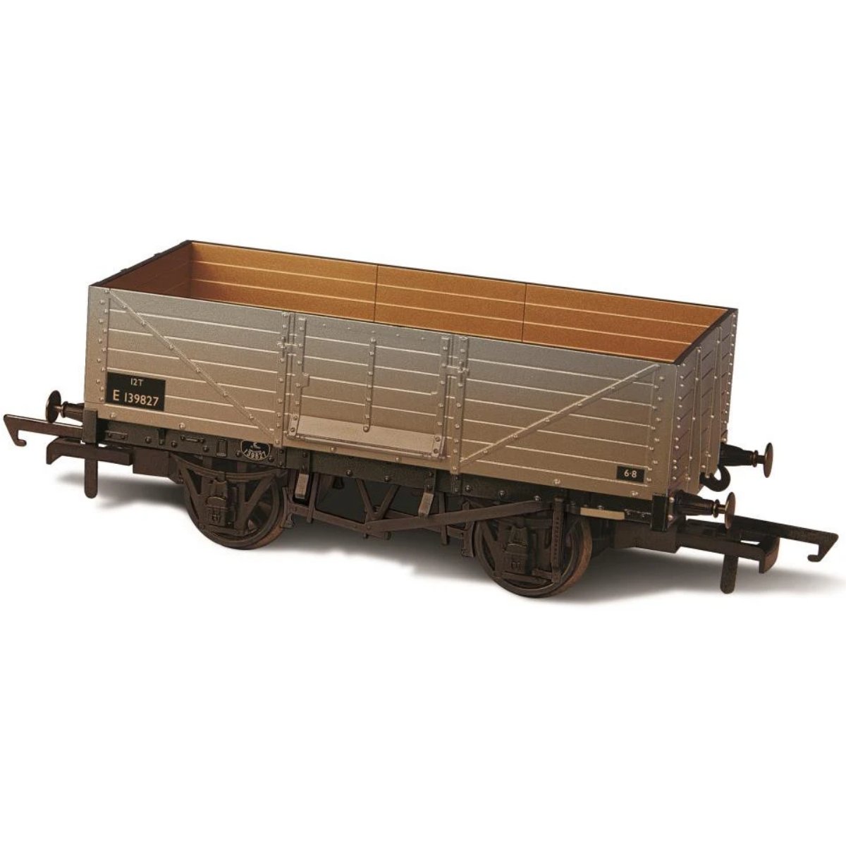 Oxford Rail BR 6 Plank Mineral Wagon Weathered - Phillips Hobbies
