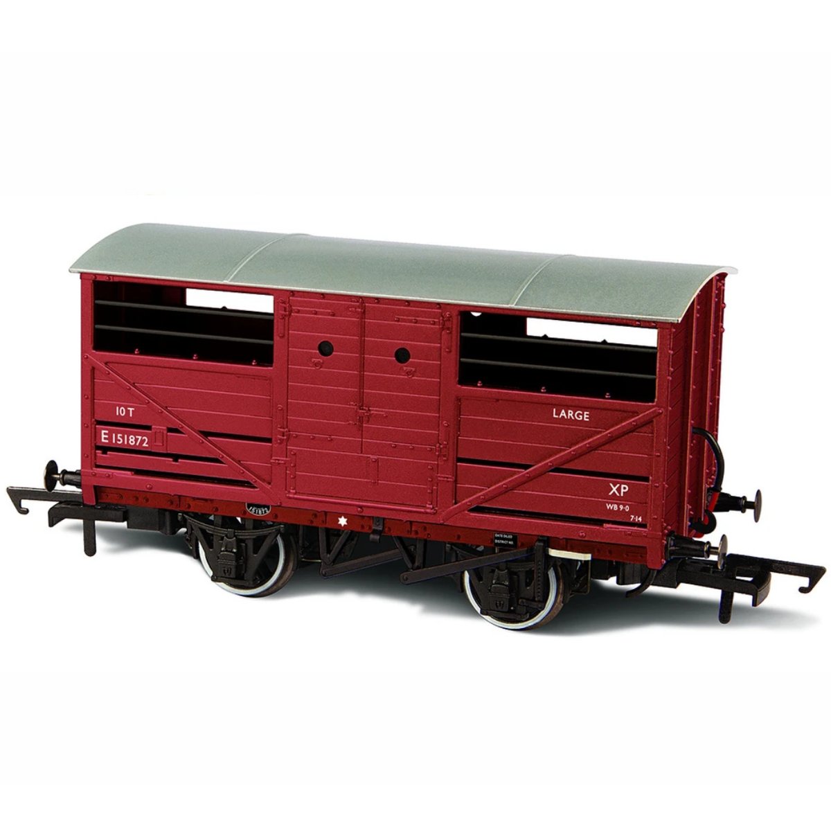 Oxford Rail BR Cattle Wagon E151872 - Phillips Hobbies