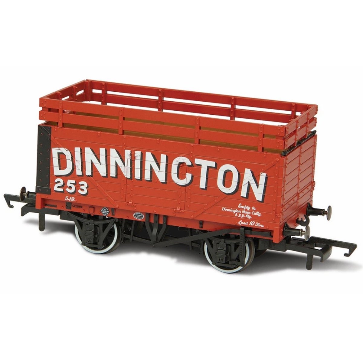 Oxford Rail OR76CK7001 Coke Wagon 7 Plank Dinnington 254 With 2 Coke Rails - Phillips Hobbies