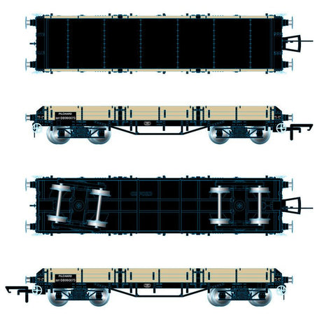 Oxford Rail OR76PIL004B Pilchard Wagon BR Unpainted Wood DB990073 - OO Gauge - Phillips Hobbies