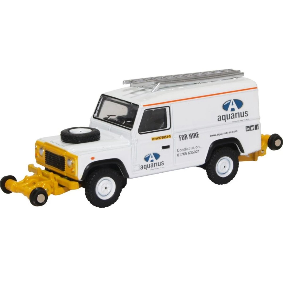 Oxford Rail OR76ROR004 Aquarius Rail Technology Defender 90 Open - Phillips Hobbies