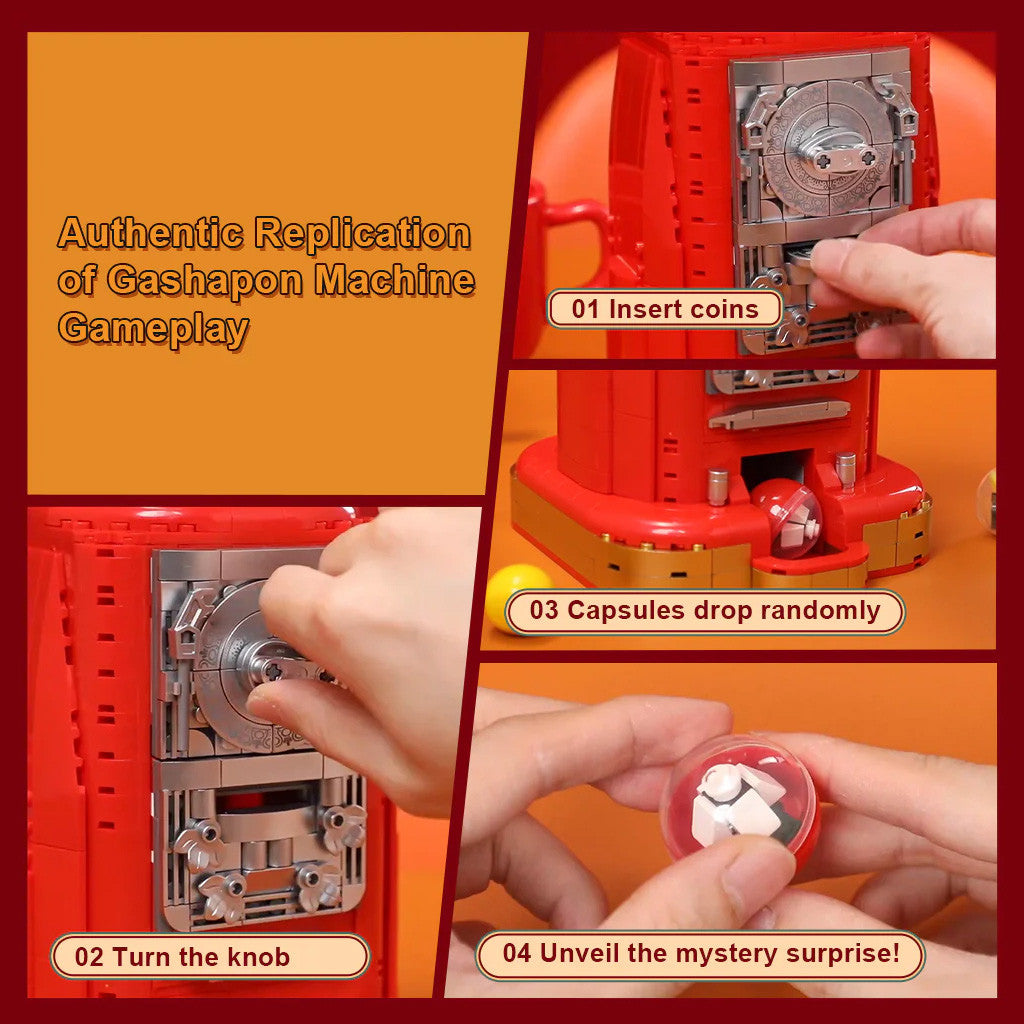 Pantasy Retro Gumball Machine - 936pcs Brick Set PA85016