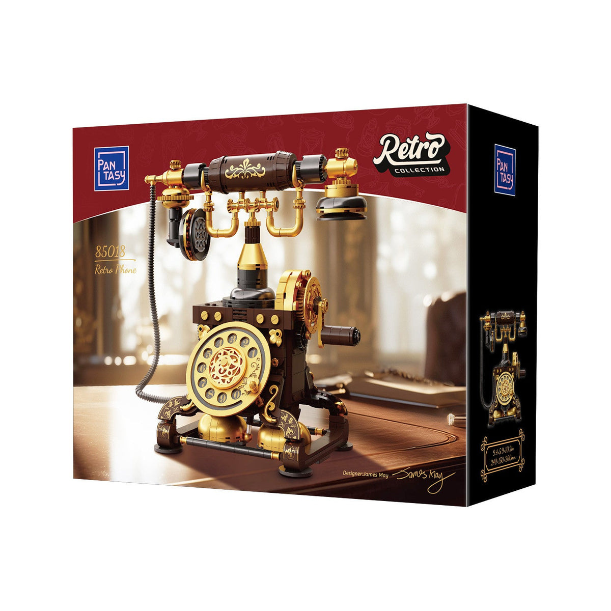 Pantasy Retro Rotary Telephone - 766pcs Brick Set PA85018