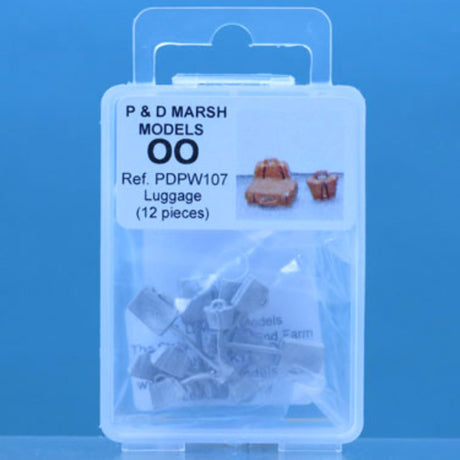 P&D Marsh PDPW107 Luggage - Unpainted (OO Gauge) - Phillips Hobbies