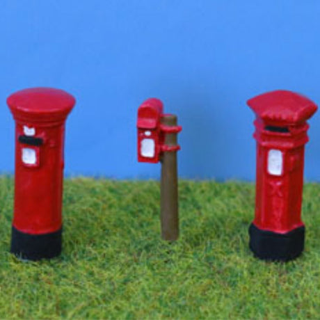 P&D Marsh PDPW114 Unpainted Post Boxes (OO Gauge) - Phillips Hobbies