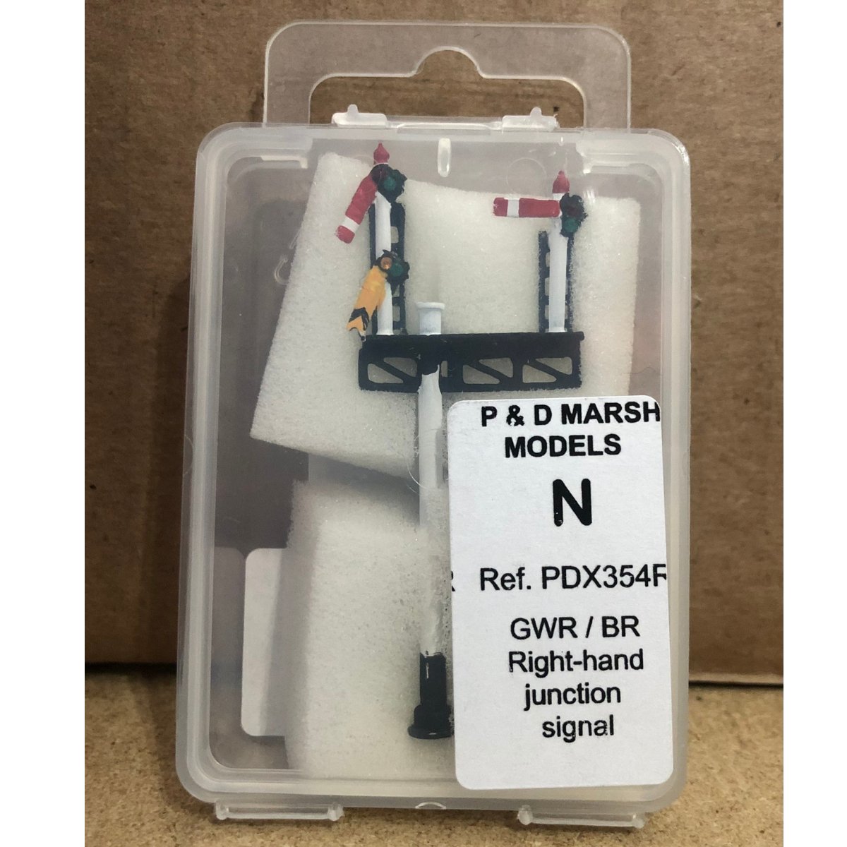 P&D Marsh PDX354R Right-Handed Junction Signal (N Gauge) - Phillips Hobbies