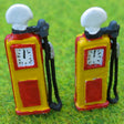 P&D Marsh PDZ35 1950s Petrol Pumps Shell Style x2 (OO Gauge) - Phillips Hobbies
