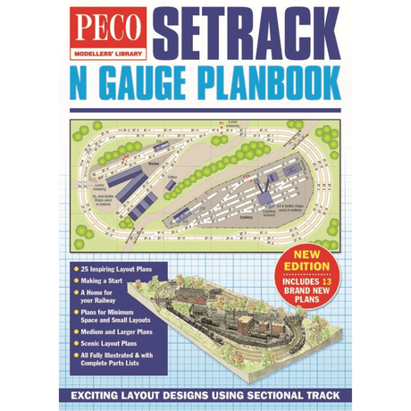 Peco N Gauge Setrack Planbook - Phillips Hobbies