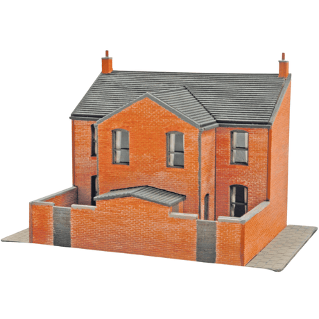 Peco NB307 Victorian House Backs - N Gauge Laser Cut Kit - Phillips Hobbies