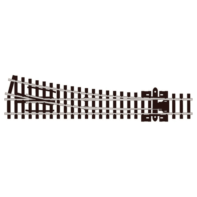 Peco SL - 395 Streamline Turnout, Medium Radius, Right Hand - N Gauge - Phillips Hobbies