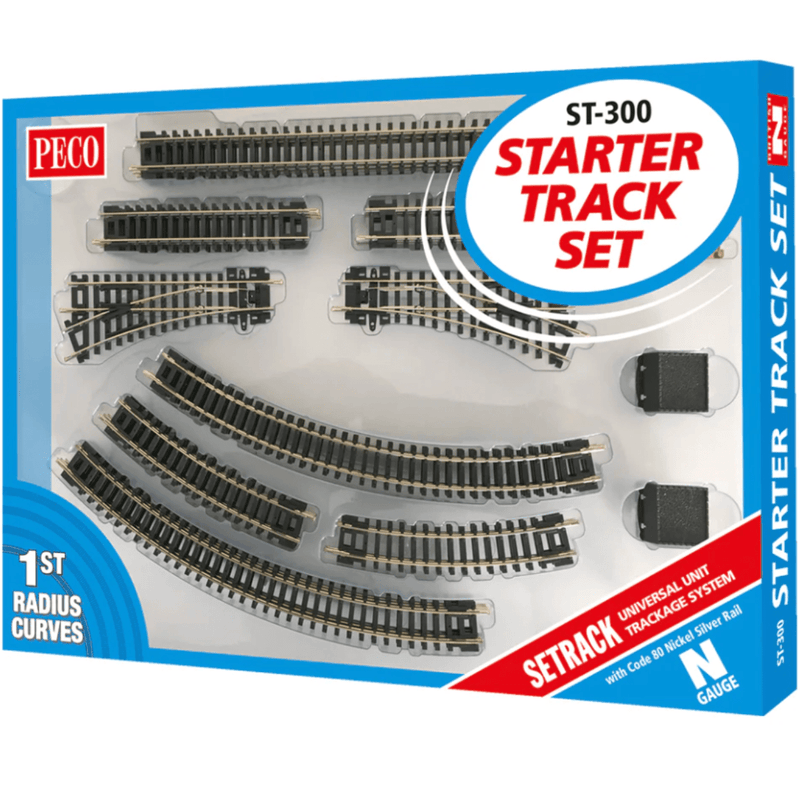 Peco ST-300 Starter Track Set 1st Radius - N Gauge - Phillips Hobbies