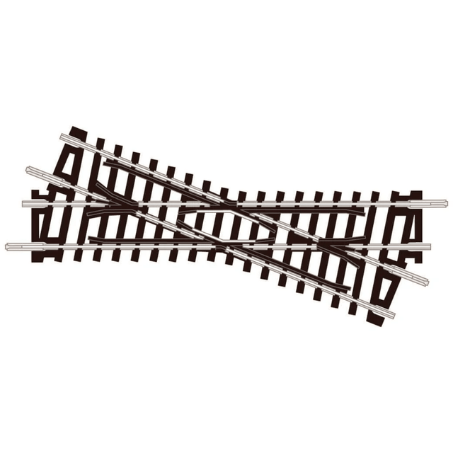 Peco ST - 51 Setrack Crossing Short, Left Hand - N Gauge - Phillips Hobbies