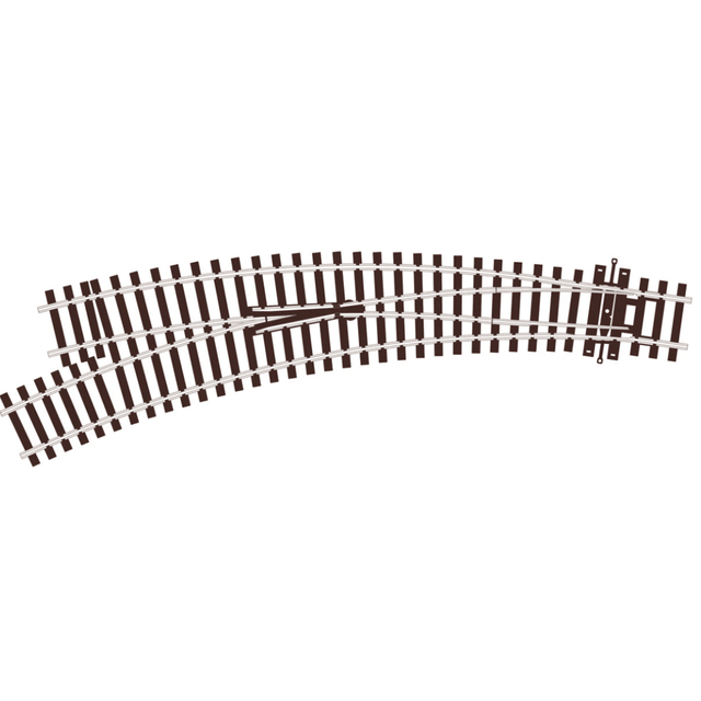 Peco Streamline SL - U77 Curved Turnout, Small Radius, Left Hand - OO Gauge - Phillips Hobbies
