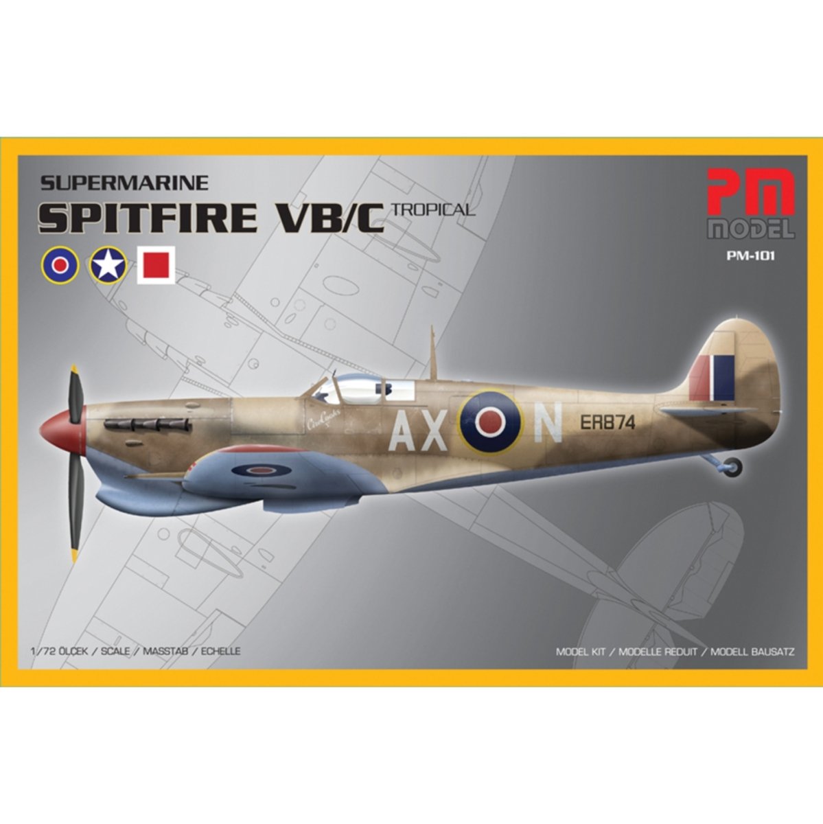 PM Models Supermarine Spitfire VB/VC Tropical 1:72 - Phillips Hobbies