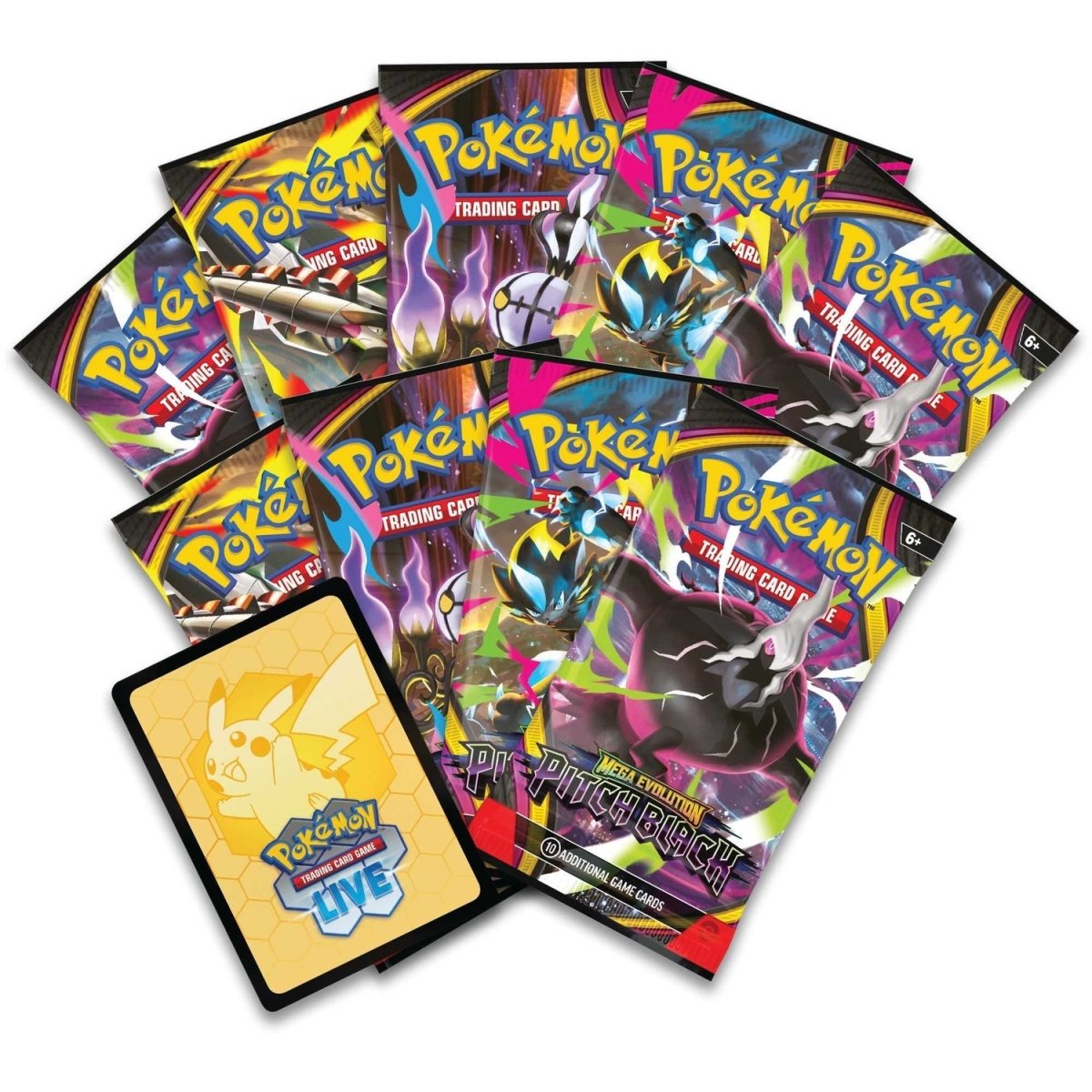 Pokémon TCG: Mega Evolution Pitch Black - Elite Trainer Box (ETB) - Phillips Hobbies