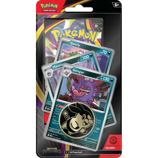 Pokémon TCG: Mega Evolution Pitch Black Premium Checklane Blister Gengar - Phillips Hobbies