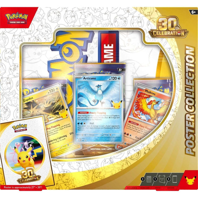 Pokémon TCG: Poster Collection - 30th Celebration - Phillips Hobbies