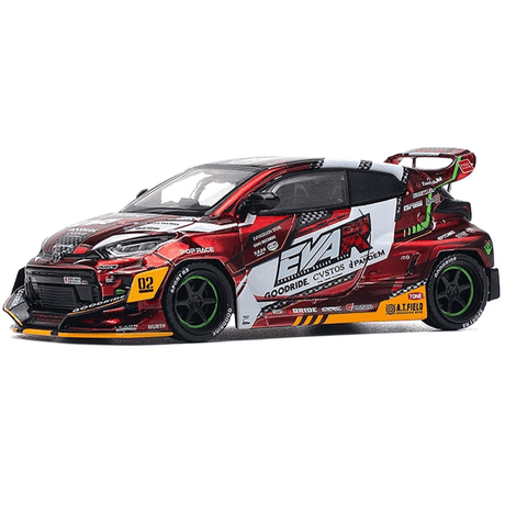 Pop Race EVA RT Production Model - 02 Goodride GR Yaris - 1:64 Scale - Phillips Hobbies