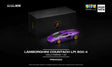 Pop Race Lamborghini Countach LPI 800-4 Viola Pasifae Special Event Model - 1:64 Scale - Phillips Hobbies