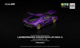 Pop Race Lamborghini Countach LPI 800-4 Viola Pasifae Special Event Model - 1:64 Scale - Phillips Hobbies