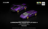 Pop Race Lamborghini Countach LPI 800-4 Viola Pasifae Special Event Model - 1:64 Scale - Phillips Hobbies