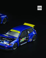 Pop Race Pandem Civic EG6 - 1:64 Scale - Phillips Hobbies