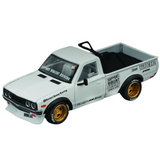Pop Race Pandem Datsun 620 White - 1:64 Scale Model - Phillips Hobbies