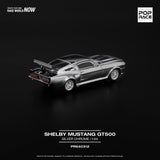 Pop Race Shelby Mustang GT500 Chrome - 1:64 Scale - Phillips Hobbies
