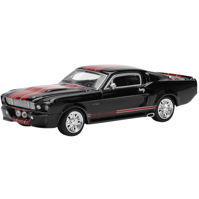 Pop Race Shelby Mustang GT500 Dark Chrome - 1:64 Scale Model - Phillips Hobbies