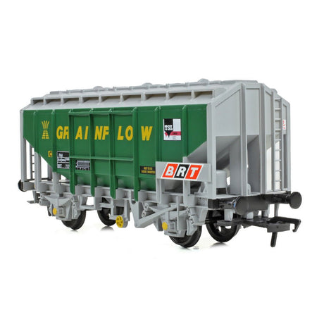 PRE - ORDER: Bachmann 35 Ton PAA Bulk Grain Wagon 'Grainflow' Green & Grey - OO Gauge - Phillips Hobbies