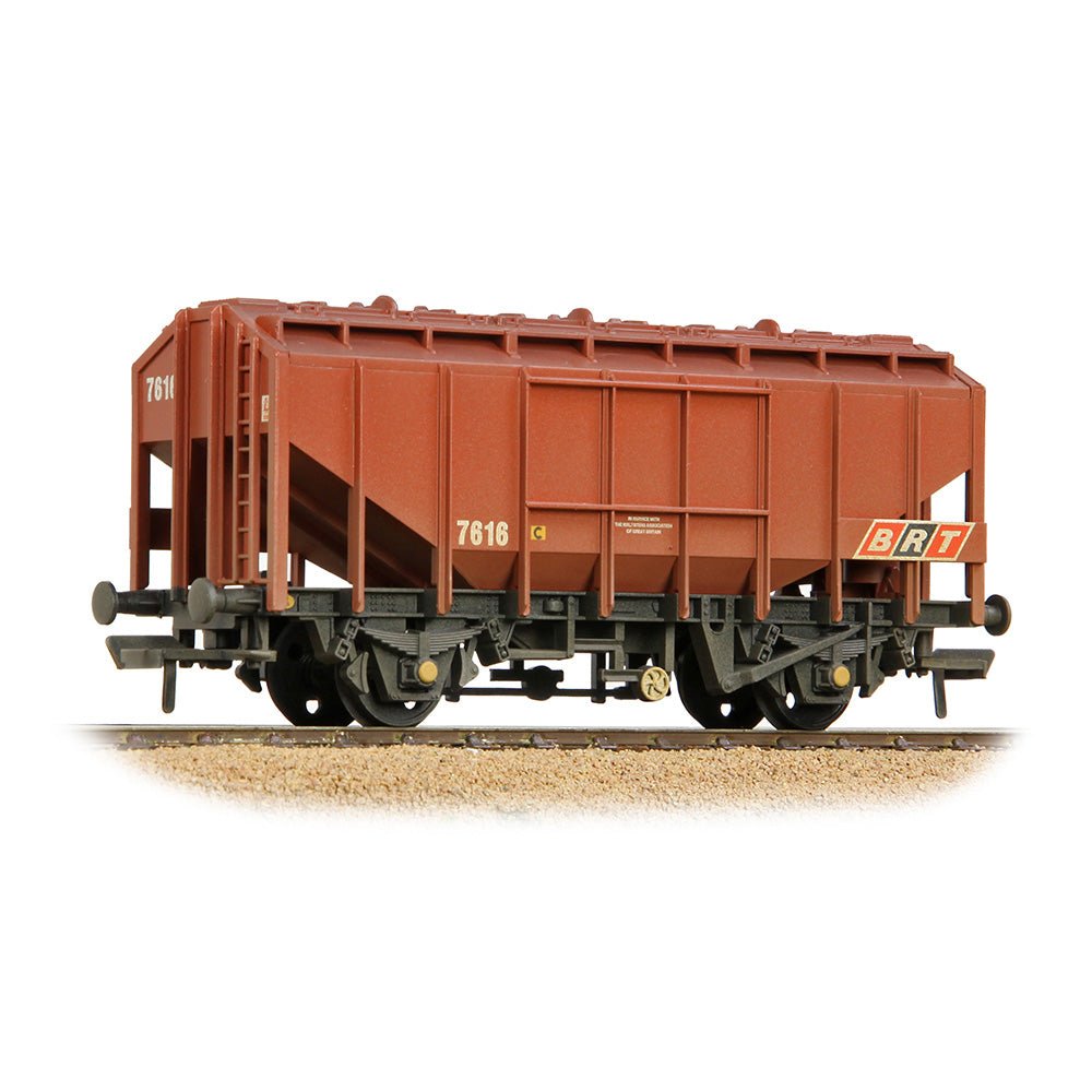 PRE - ORDER: Bachmann 35 Ton PAV Bulk Grain Wagon BRT Brown WEATHERED - OO Gauge - Phillips Hobbies