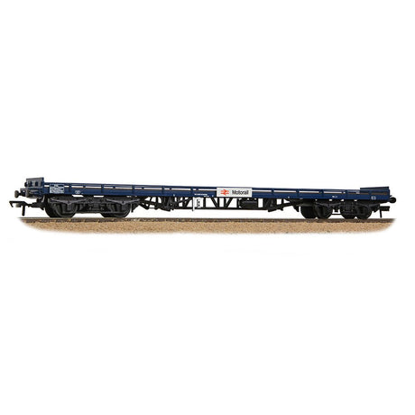PRE - ORDER: Bachmann BR FVX Carflat Wagon BR Blue 'Motorail' - OO Gauge - Phillips Hobbies