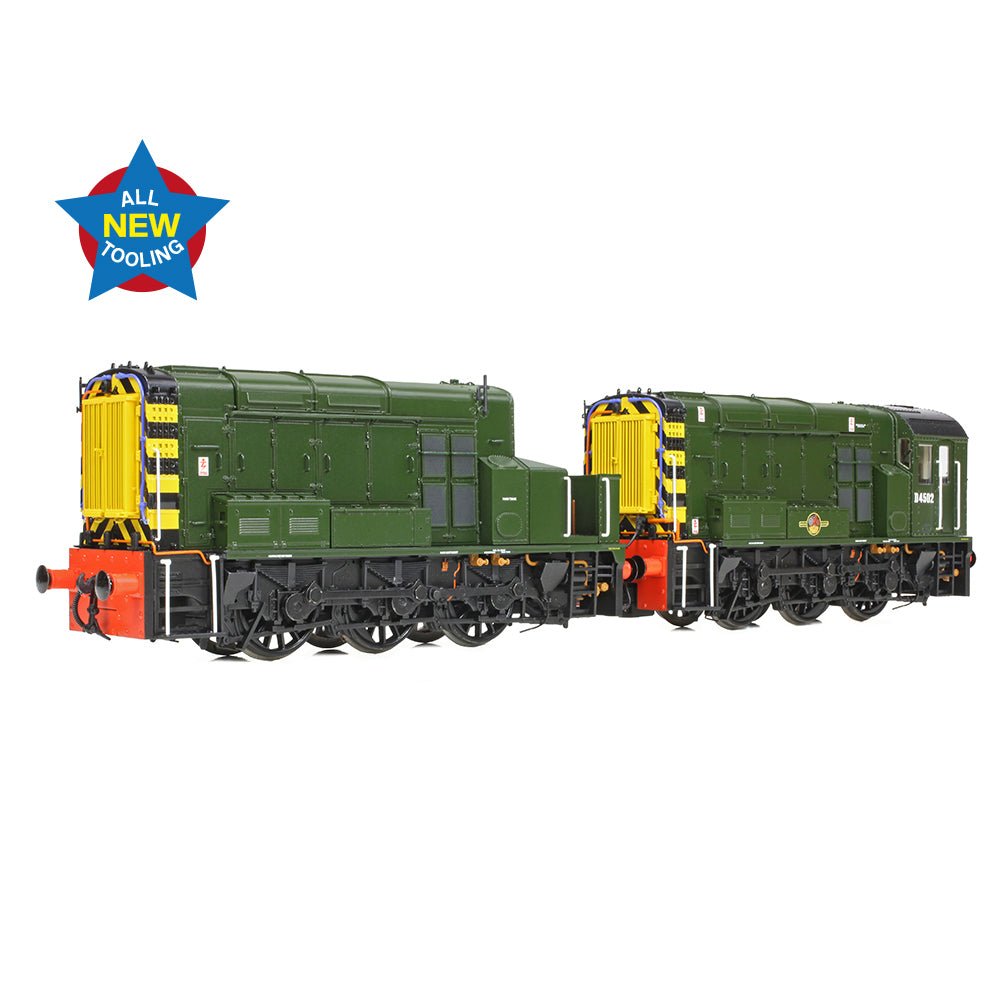 PRE - ORDER: Bachmann Class 13 D4502 BR Green (Wasp Stripes) - OO Gauge - Phillips Hobbies