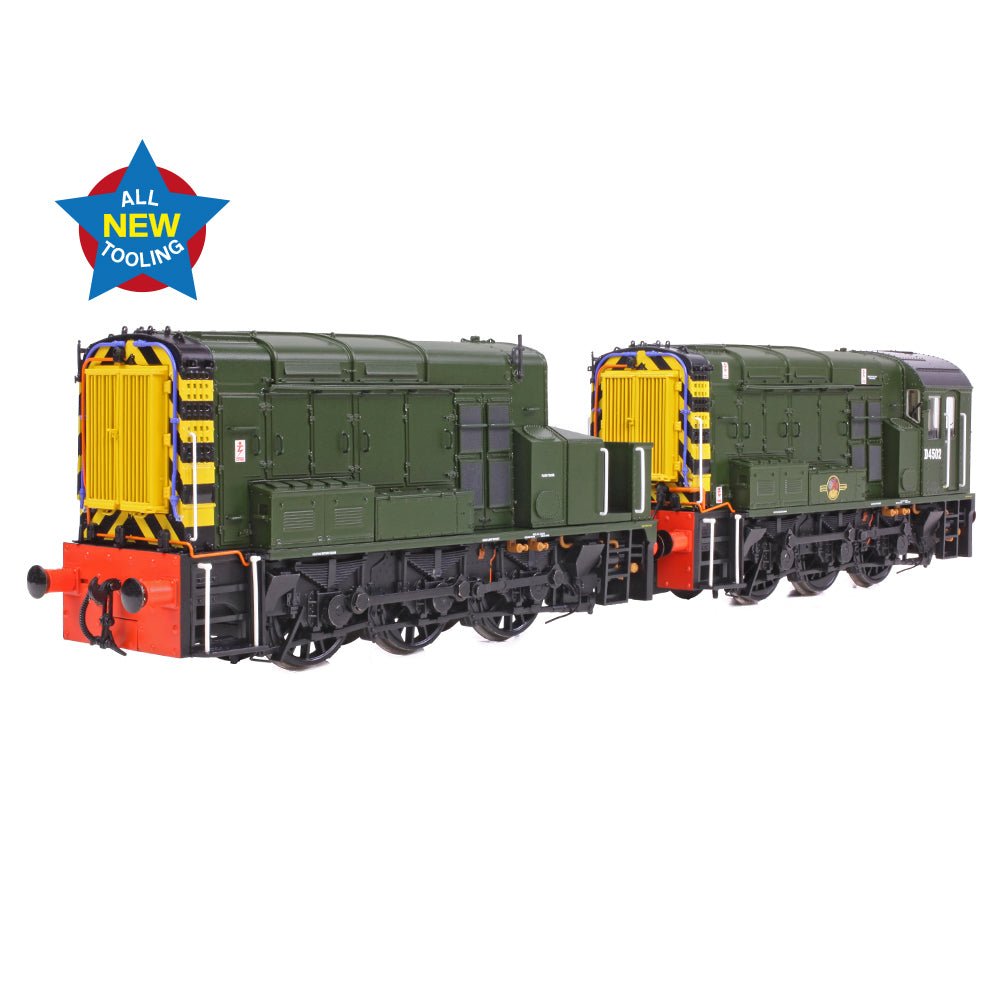 PRE - ORDER: Bachmann Class 13 D4502 BR Green (Wasp Stripes) - OO Gauge - Phillips Hobbies