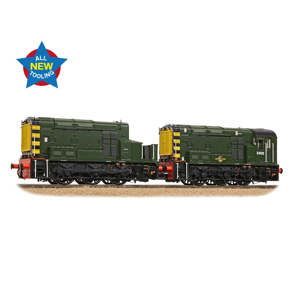 PRE - ORDER: Bachmann Class 13 D4502 BR Green (Wasp Stripes) - OO Gauge - Phillips Hobbies