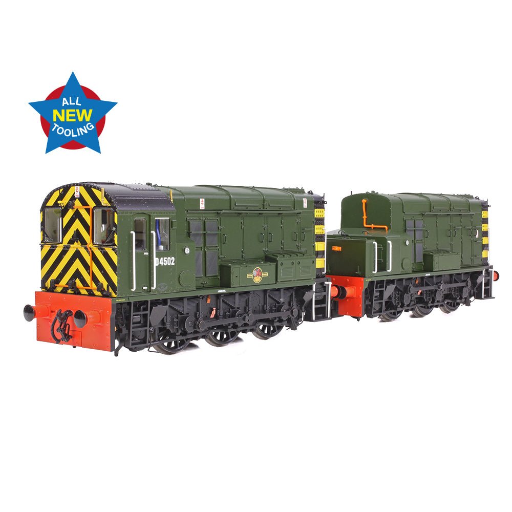 PRE - ORDER: Bachmann Class 13 D4502 BR Green (Wasp Stripes) - OO Gauge - Phillips Hobbies