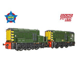 PRE - ORDER: Bachmann Class 13 D4502 BR Green (Wasp Stripes) SOUND FITTED DELUXE - OO Gauge - Phillips Hobbies