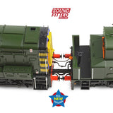 PRE - ORDER: Bachmann Class 13 D4502 BR Green (Wasp Stripes) SOUND FITTED DELUXE - OO Gauge - Phillips Hobbies