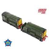 PRE - ORDER: Bachmann Class 13 D4502 BR Green (Wasp Stripes) SOUND FITTED DELUXE - OO Gauge - Phillips Hobbies